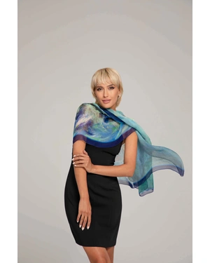 Art scarf „Storm of time“ |  - 3